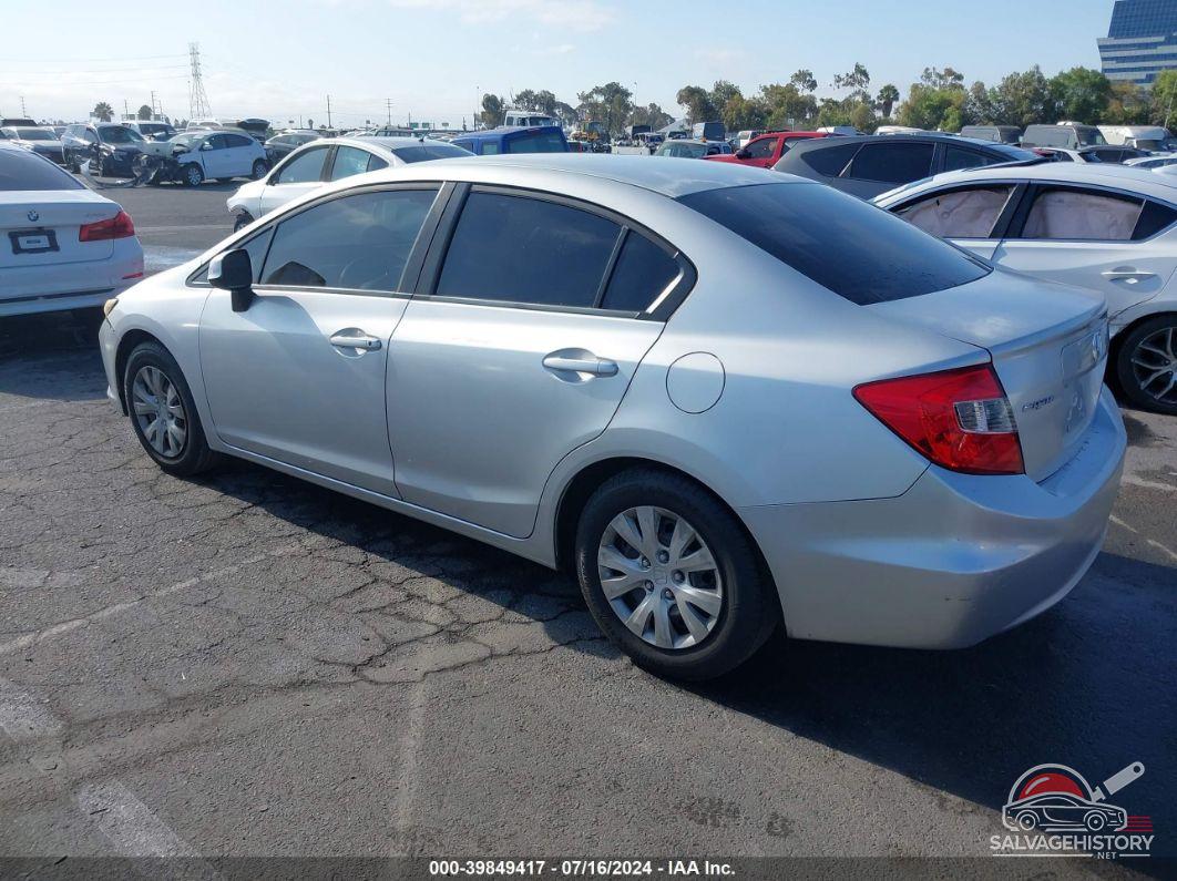 2HGFB2F5XCH590213 2012 HONDA CIVIC photo no. 3