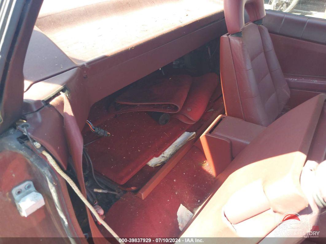 1G6VR3177HU101178 1987 CADILLAC ALLANTE photo no. 8