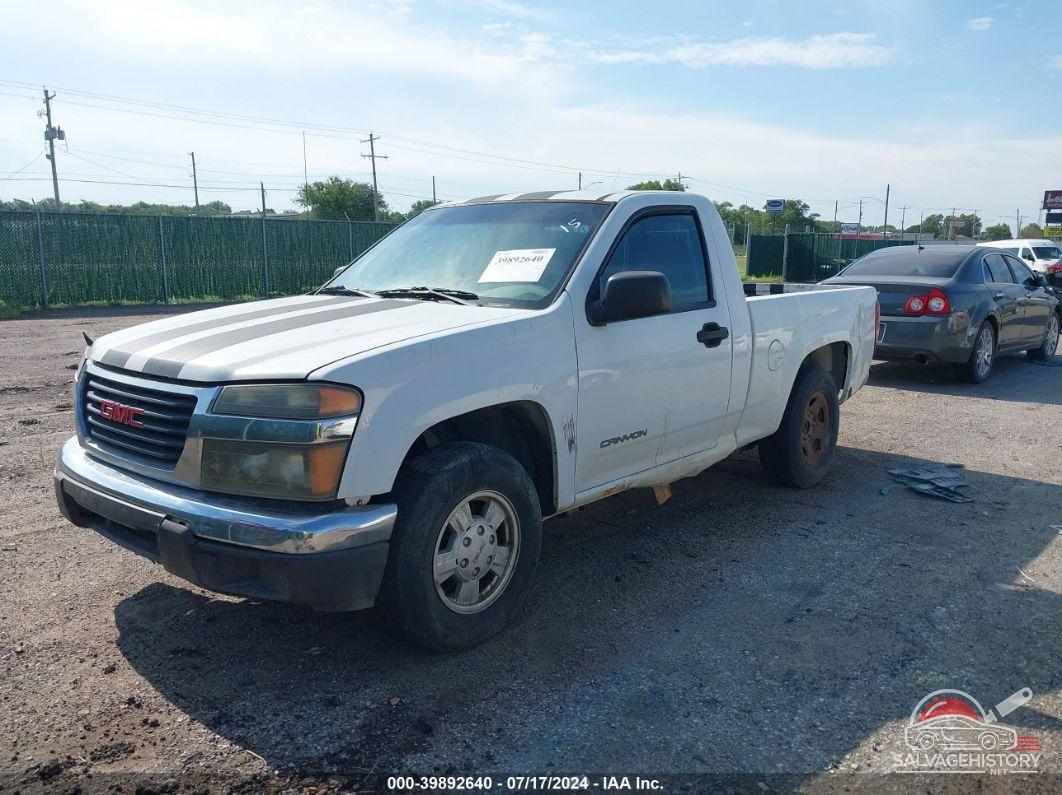 1GTCS148458289454 2005 GMC CANYON photo no. 2