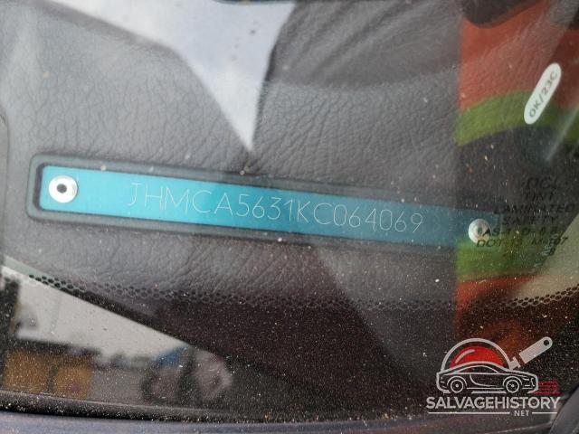 JHMCA5631KC064069 1989 HONDA ACCORD photo no. 12