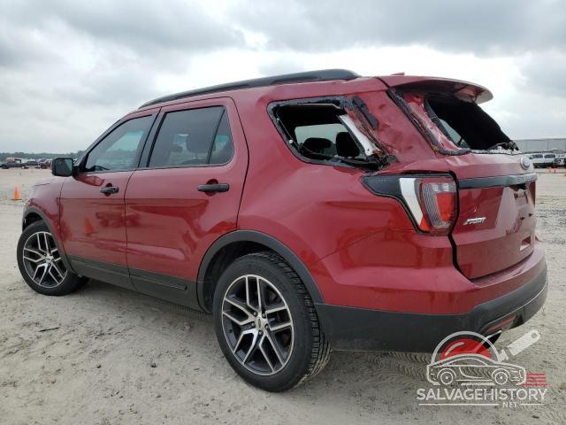 1FM5K8GT5GGD01813 2016 FORD EXPLORER photo no. 2