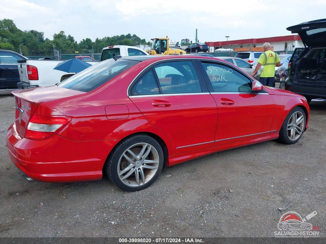 WDDGF56X28R019306 2008 MERCEDES-BENZ C 350 photo no. 4
