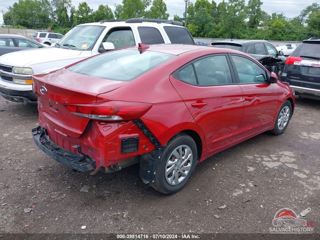 KMHD74LFXHU400538 2017 HYUNDAI ELANTRA photo no. 4