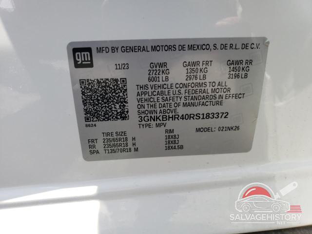 3GNKBHR40RS183372 2024 CHEVROLET BLAZER photo no. 12