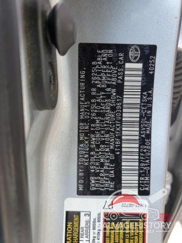 4T1BF1FKXFU039617 2015 TOYOTA CAMRY photo no. 12