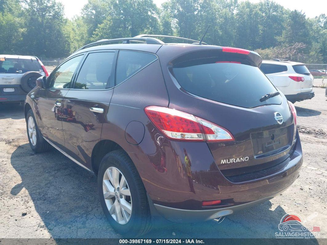 JN8AZ1MW8EW517120 2014 NISSAN MURANO photo no. 3