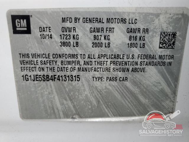 1G1JE5SB4F4131315 2015 CHEVROLET SONIC photo no. 12