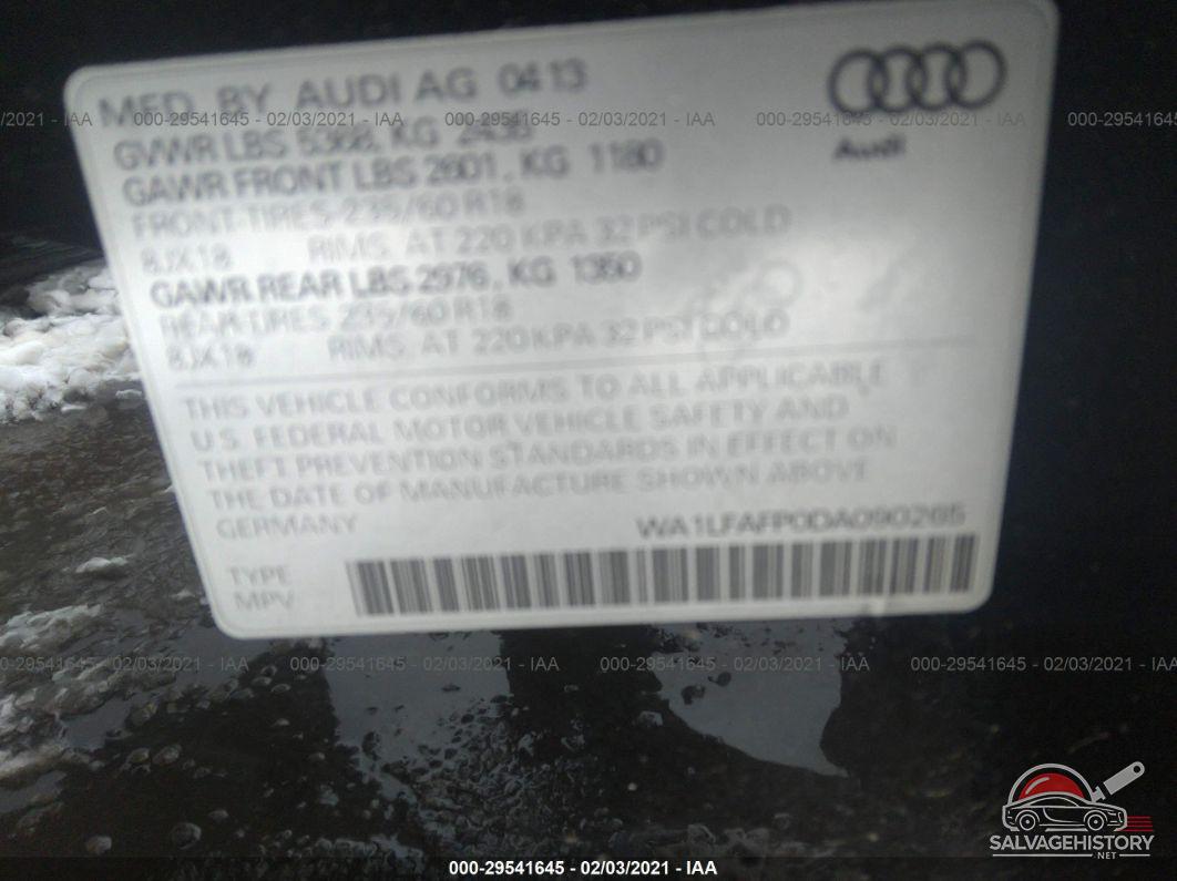 WA1LFAFP0DA090265 2013 AUDI Q5 photo no. 9