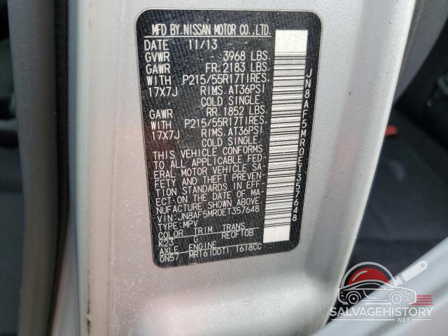 JN8AF5MR0ET357648 2014 NISSAN JUKE photo no. 13