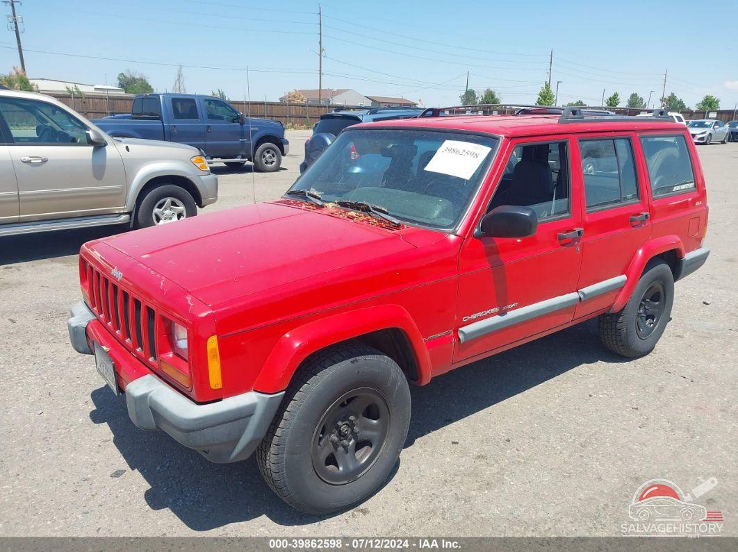 1J4FF68S7XL552454 1999 JEEP CHEROKEE photo no. 2