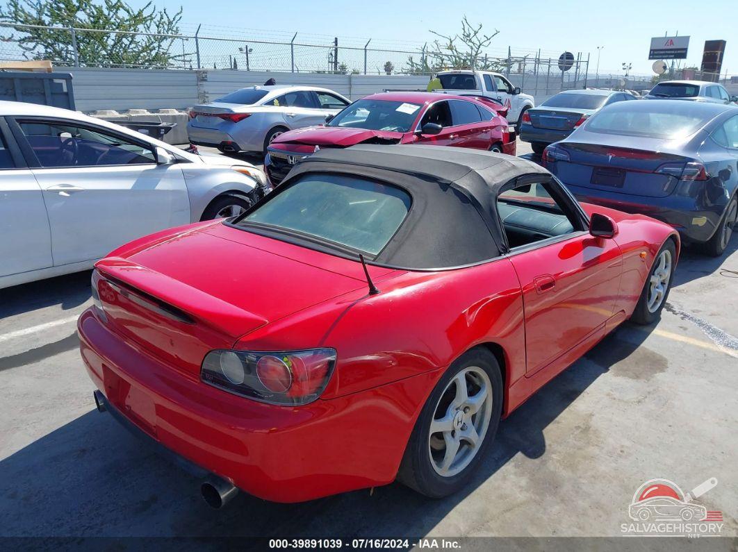 JHMAP1148YT000571 2000 HONDA S2000 photo no. 4