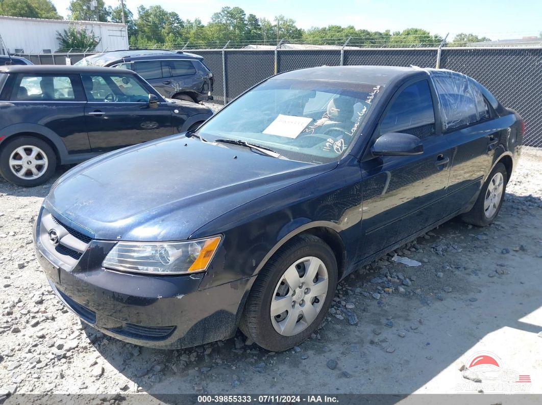 5NPET46C68H340029 2008 HYUNDAI SONATA photo no. 2