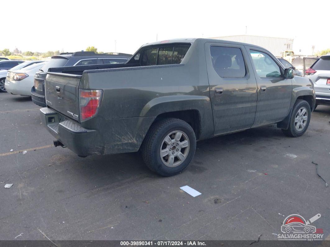 2HJYK16506H523105 2006 HONDA RIDGELINE photo no. 4