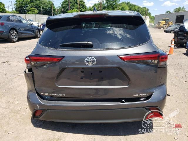 5TDBZRBHXNS225035 2022 TOYOTA HIGHLANDER photo no. 6