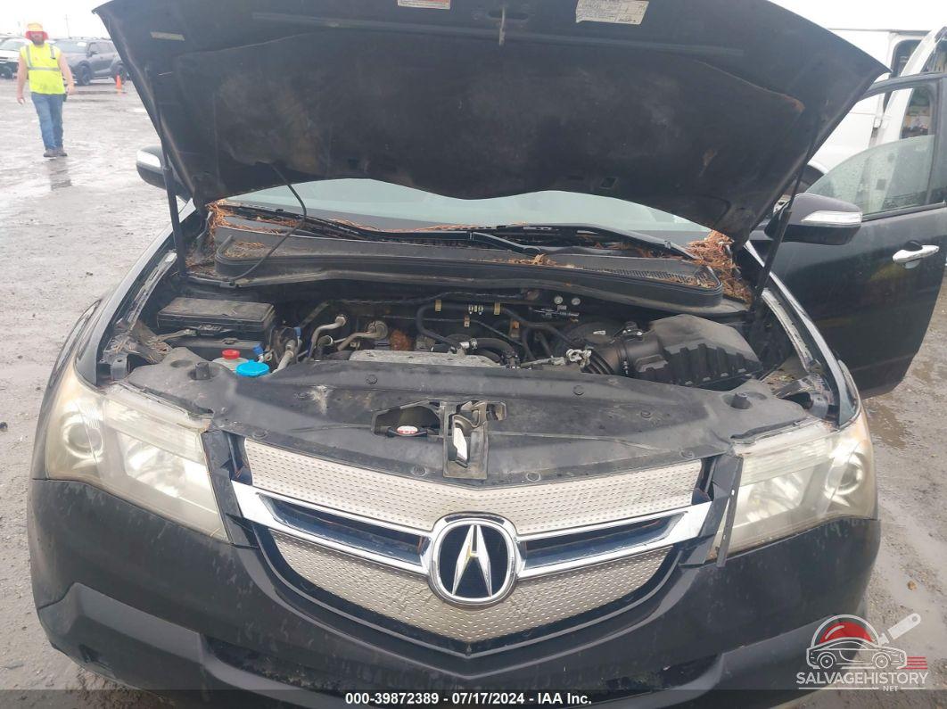 2HNYD28527H500552 2007 ACURA MDX photo no. 10
