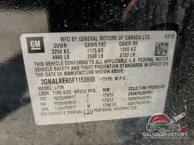 2GNALAEK6F1153806 2015 CHEVROLET EQUINOX photo no. 12