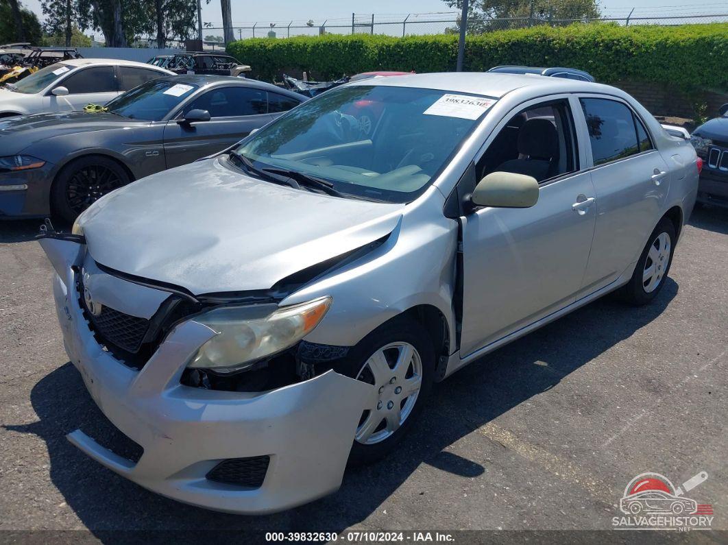 JTDBL40E19J022728 2009 TOYOTA COROLLA photo no. 2