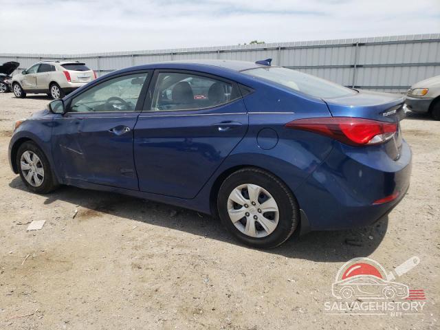 5NPDH4AEXGH797544 2016 HYUNDAI ELANTRA photo no. 2