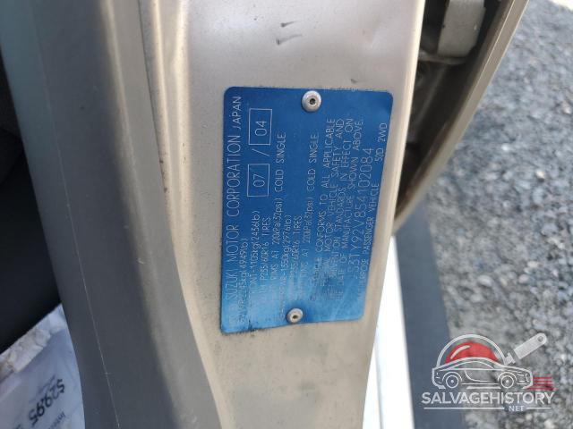 JS3TY92V854102084 2005 SUZUKI XL7 photo no. 13