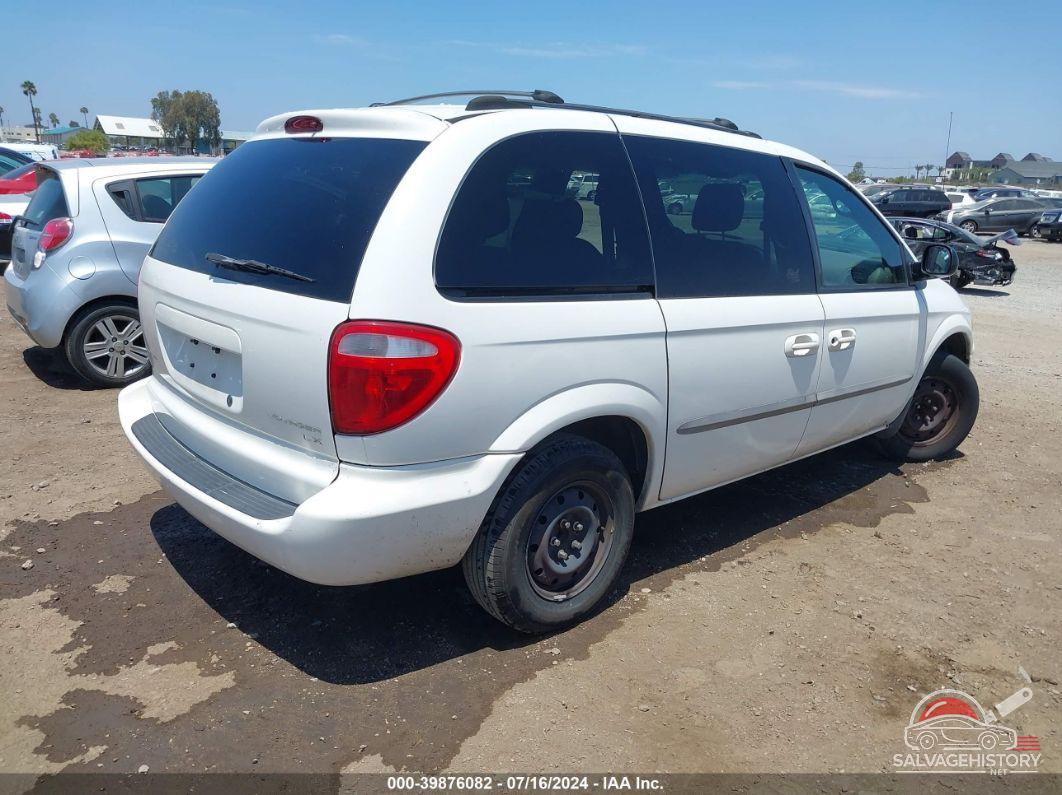 1C4GJ45342B590197 2002 CHRYSLER VOYAGER photo no. 4