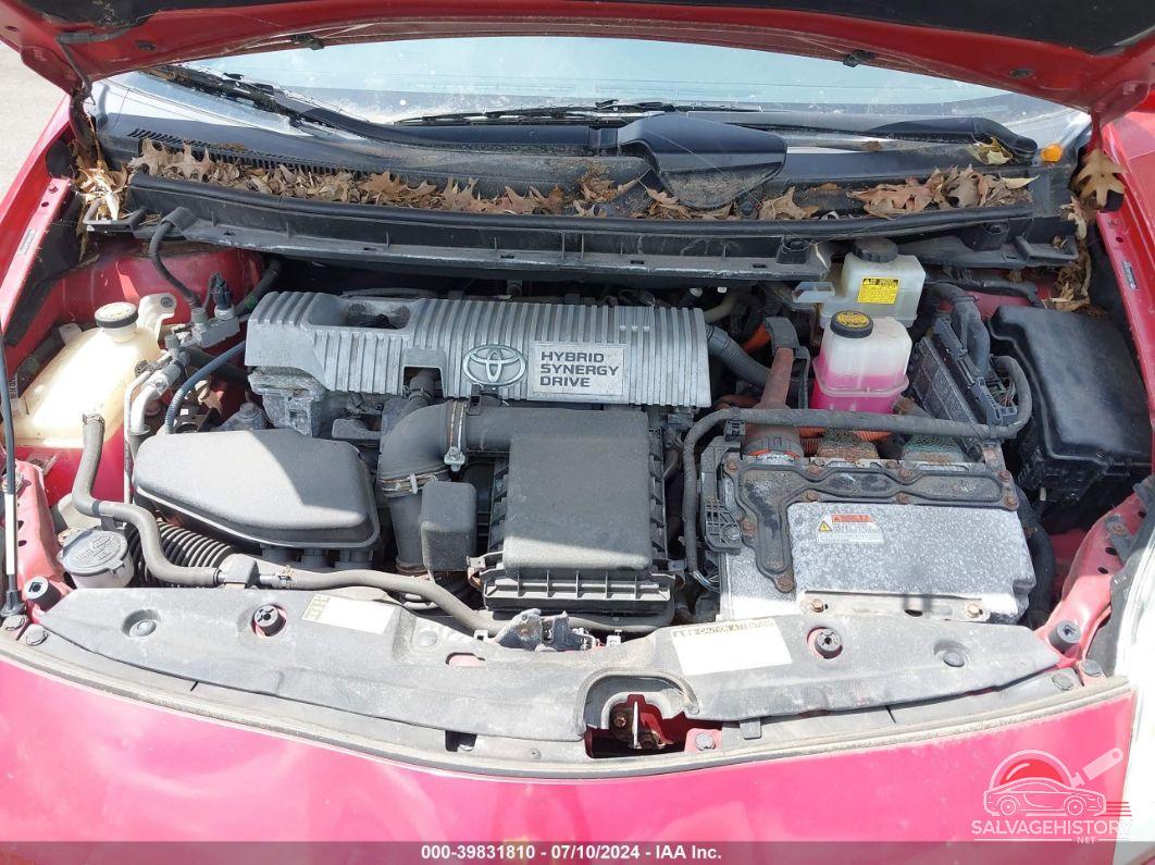 JTDKN3DUXA0088369 2010 TOYOTA PRIUS photo no. 10