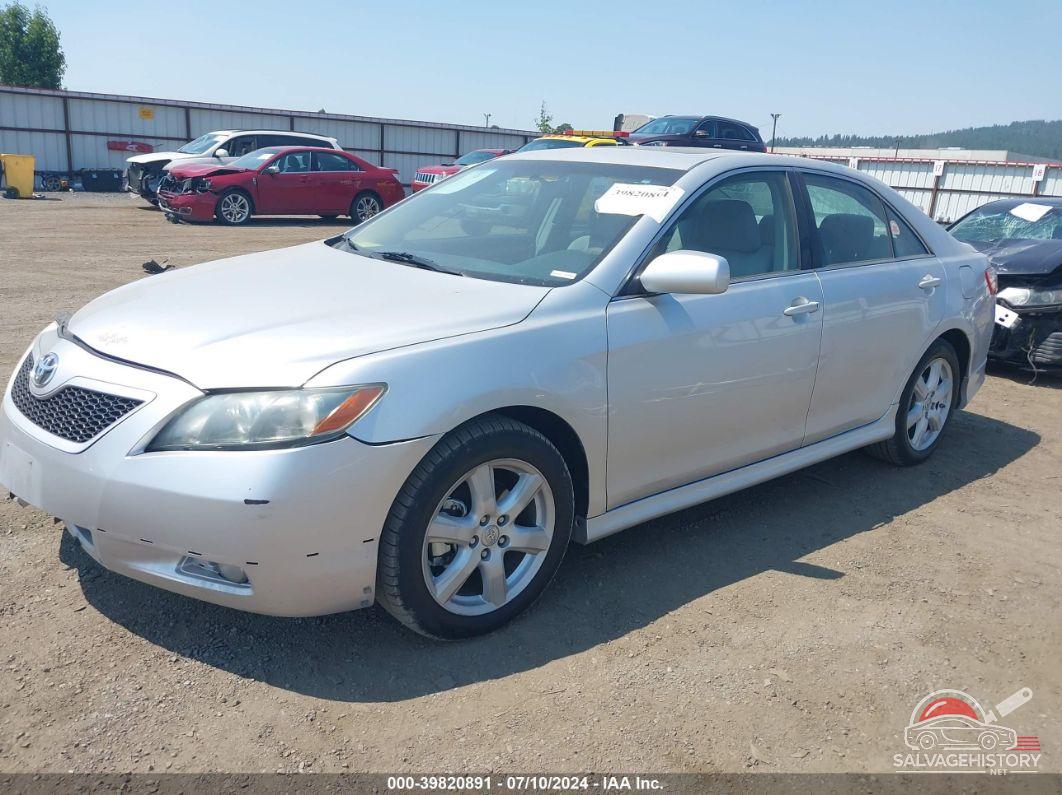 4T1BE46KX8U768322 2008 TOYOTA CAMRY photo no. 2