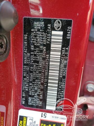 4T1B11HK0JU587548 2018 TOYOTA CAMRY photo no. 12