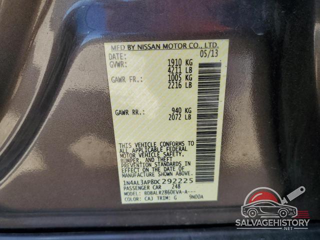1N4AL3AP8DC292225 2013 NISSAN ALTIMA photo no. 12