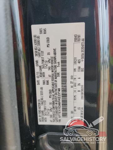 1FTEX1E86FKE23748 2015 FORD F-150 photo no. 12