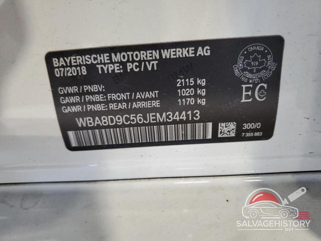 WBA8D9C56JEM34413 2018 BMW 3 SERIES photo no. 13