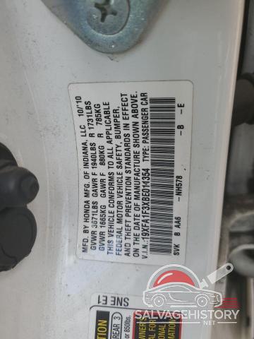 19XFA1F3XBE011354 2011 HONDA CIVIC photo no. 12