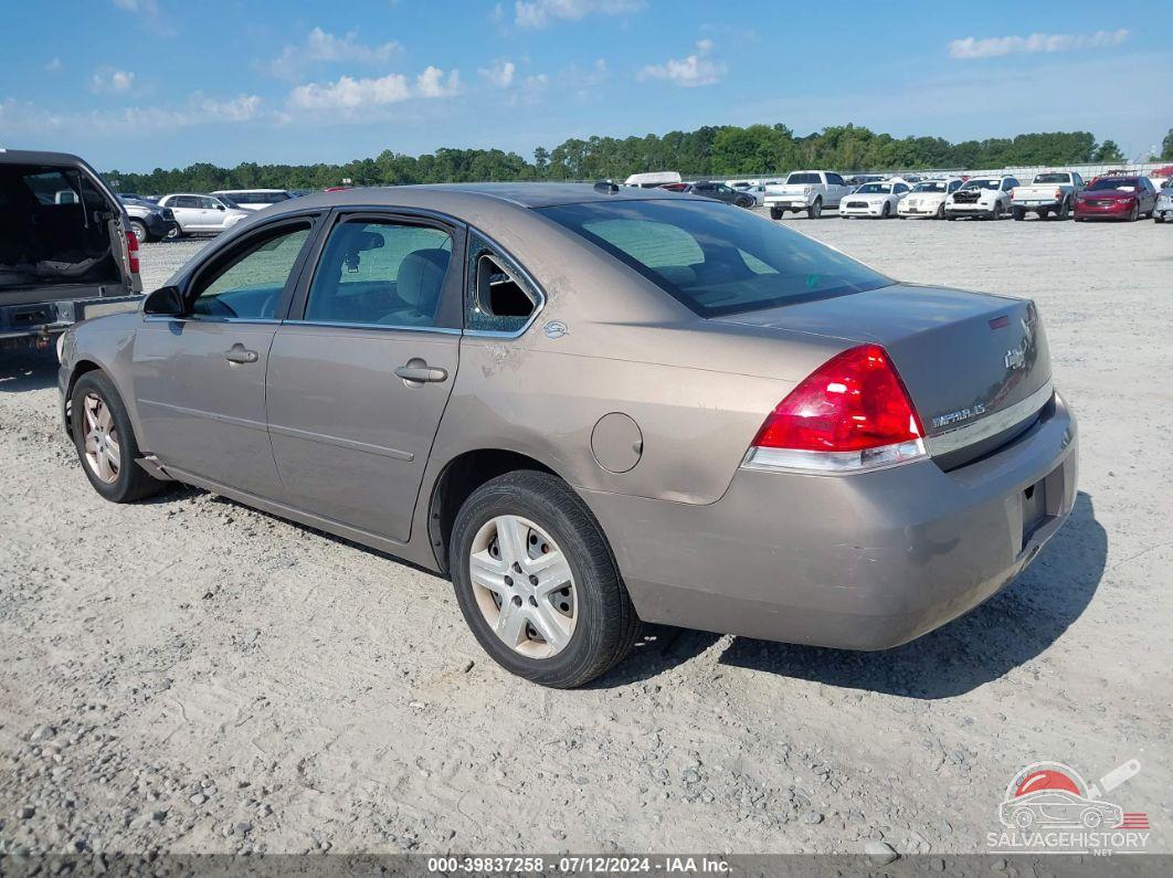2G1WB58K169422809 2006 CHEVROLET IMPALA photo no. 3