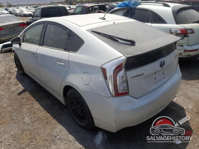 JTDKN3DU1D5680654 2013 TOYOTA PRIUS photo no. 2