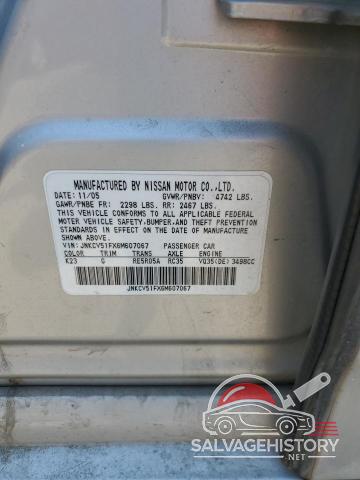 JNKCV51FX6M607067 2006 INFINITI G35 photo no. 12