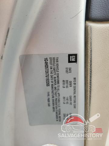 1G4HD572X7U182266 2007 BUICK LUCERNE photo no. 12