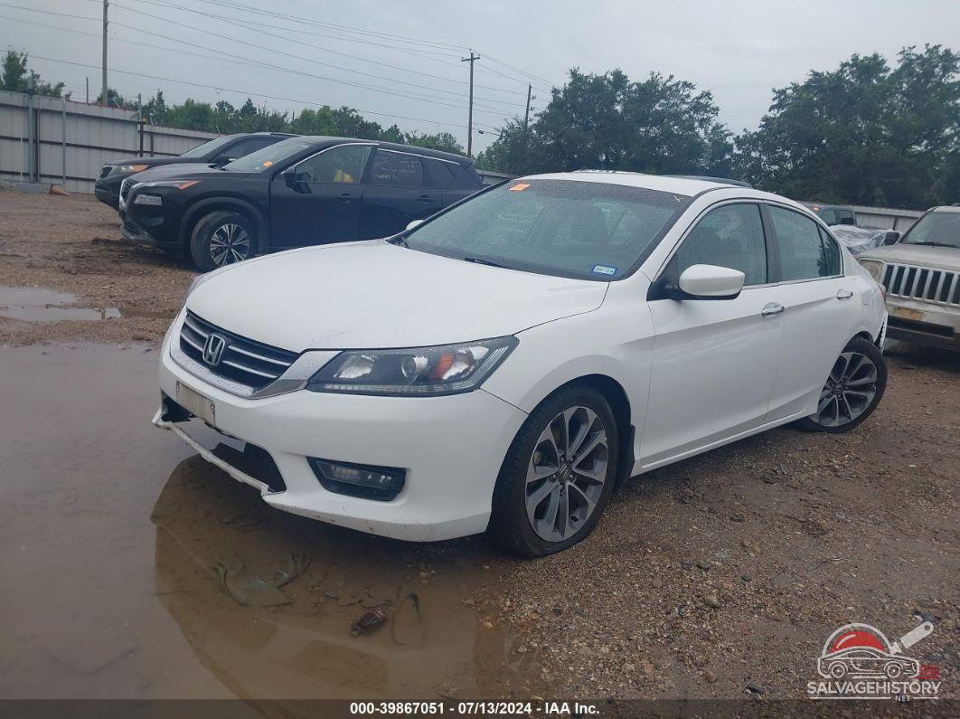 1HGCR2F59EA245562 2014 HONDA ACCORD photo no. 2