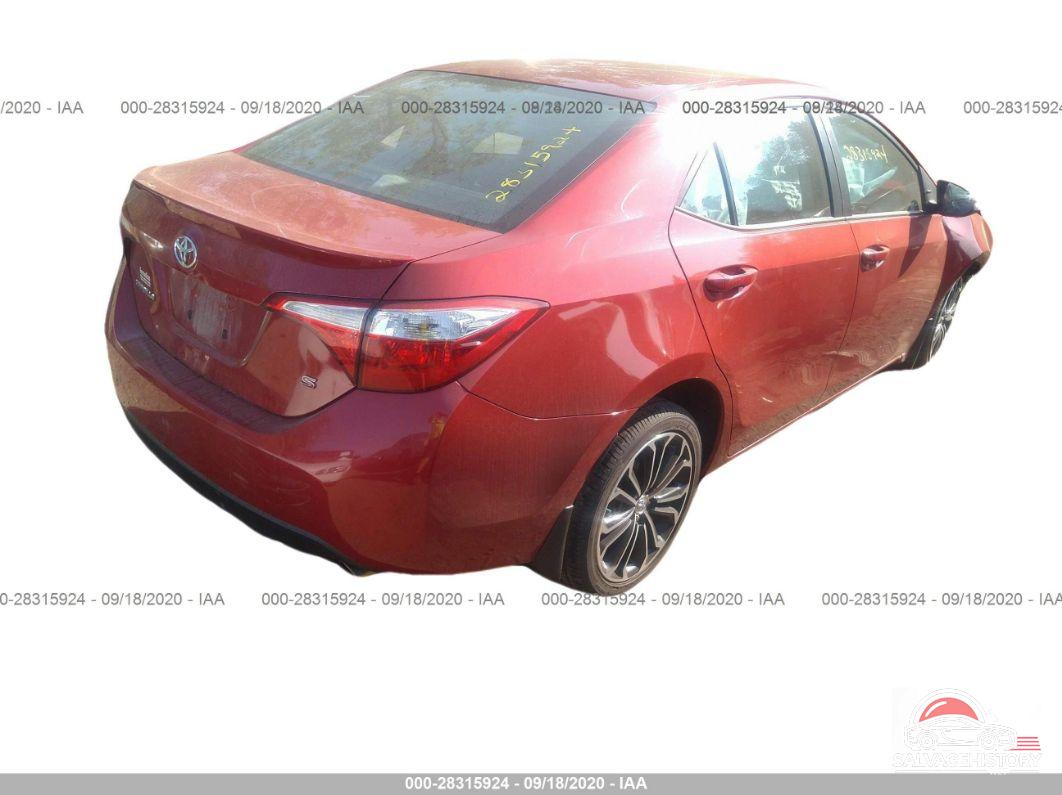 5YFBURHE7GP412451 2016 TOYOTA COROLLA photo no. 4