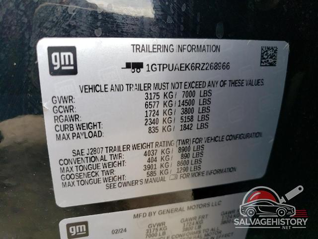 1GTPUAEK6RZ268966 2024 GMC SIERRA photo no. 12