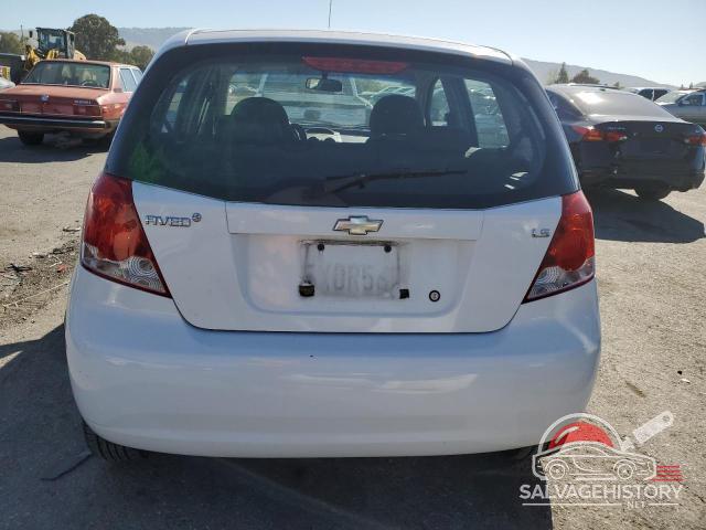 KL1TD66617B739254 2007 CHEVROLET AVEO photo no. 6