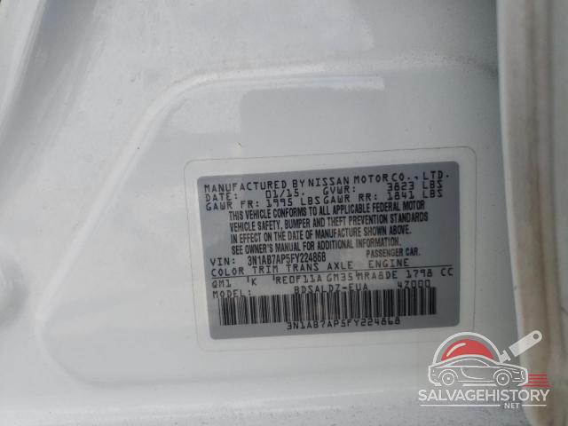 3N1AB7AP5FY224868 2015 NISSAN SENTRA photo no. 13