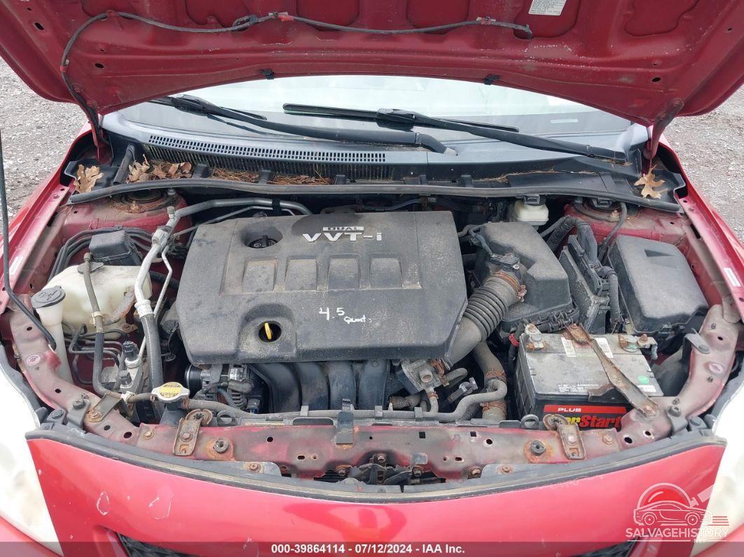1NXBU40E69Z101769 2009 TOYOTA COROLLA photo no. 10