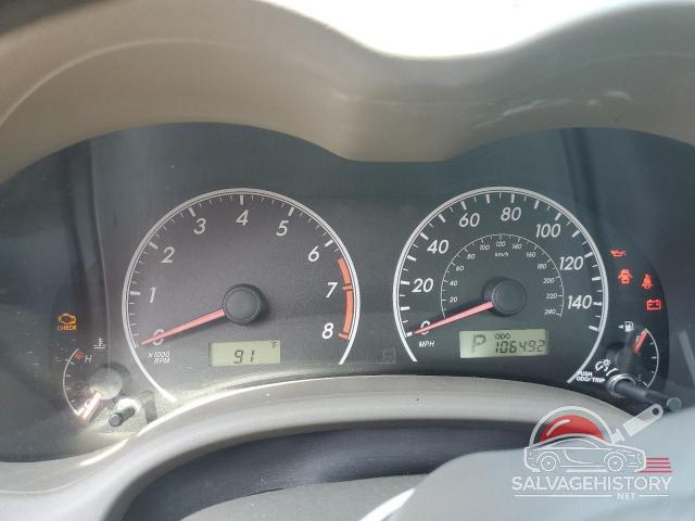 2T1BU4EE9AC368435 2010 TOYOTA COROLLA photo no. 9