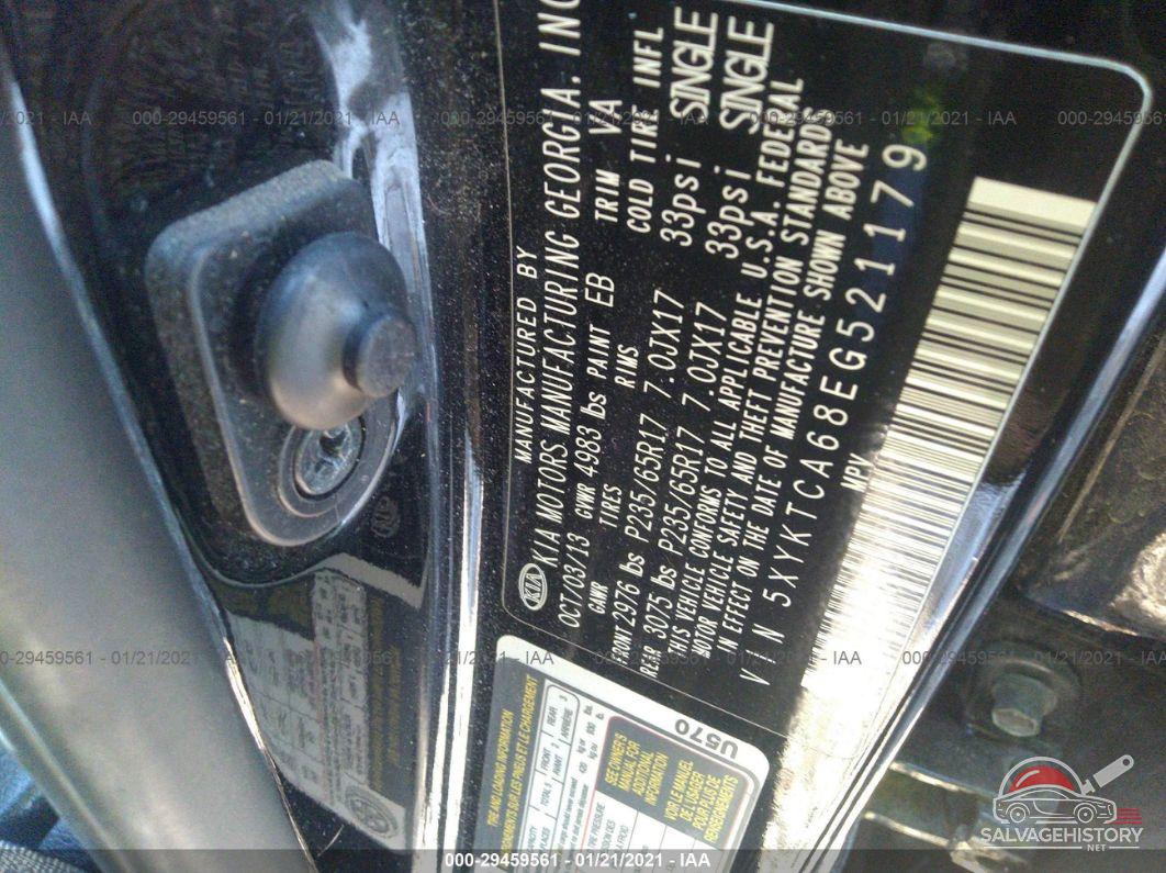 5XYKTCA68EG521179 2014 KIA SORENTO photo no. 9