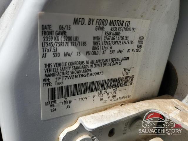 1FT7W2BT6GEA09573 2016 FORD F250 photo no. 12
