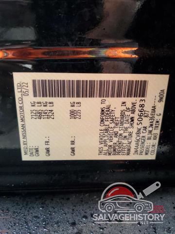 1N4AA6CV8NC506683 2022 NISSAN MAXIMA photo no. 12