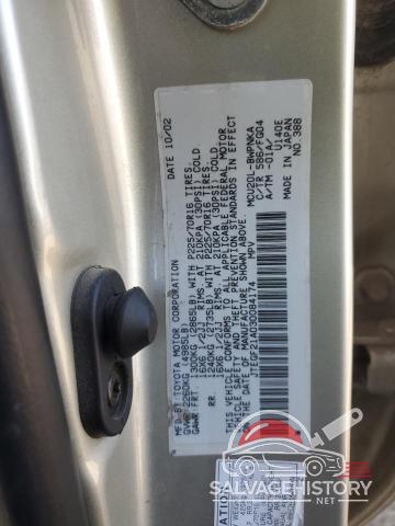 JTEGF21A030084174 2003 TOYOTA HIGHLANDER photo no. 13
