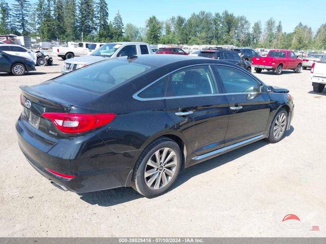 5NPE34AF2HH593995 2017 HYUNDAI SONATA photo no. 4