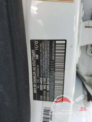 WDDGF4HB7DR268111 2013 MERCEDES-BENZ C-CLASS photo no. 12