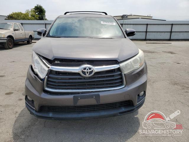 5TDZKRFH6GS134487 2016 TOYOTA HIGHLANDER photo no. 5
