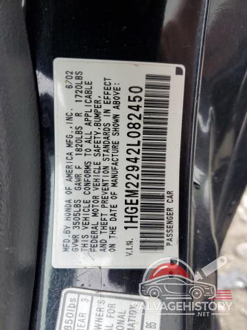 1HGEM22942L082450 2002 HONDA CIVIC photo no. 13